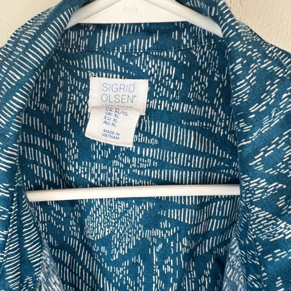 Sigrid Olsen Linen Top - image 3